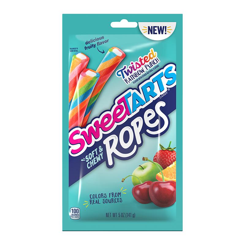Sweetart Ropes Share Pack Twisted Rainbow Punch 141g - Candy Mail UK