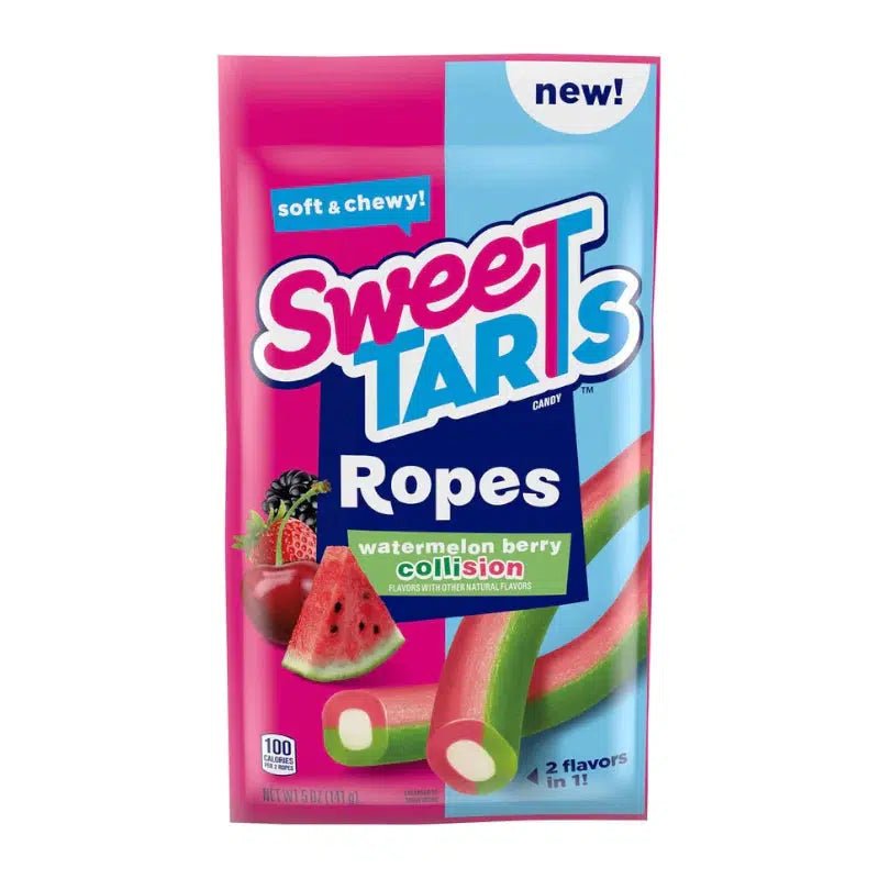 Sweetart Ropes Watermelon and Berry Collision 99g - Candy Mail UK