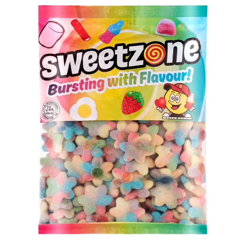 Sweetzone Assorted Fizzy Flowers 1kg - Candy Mail UK