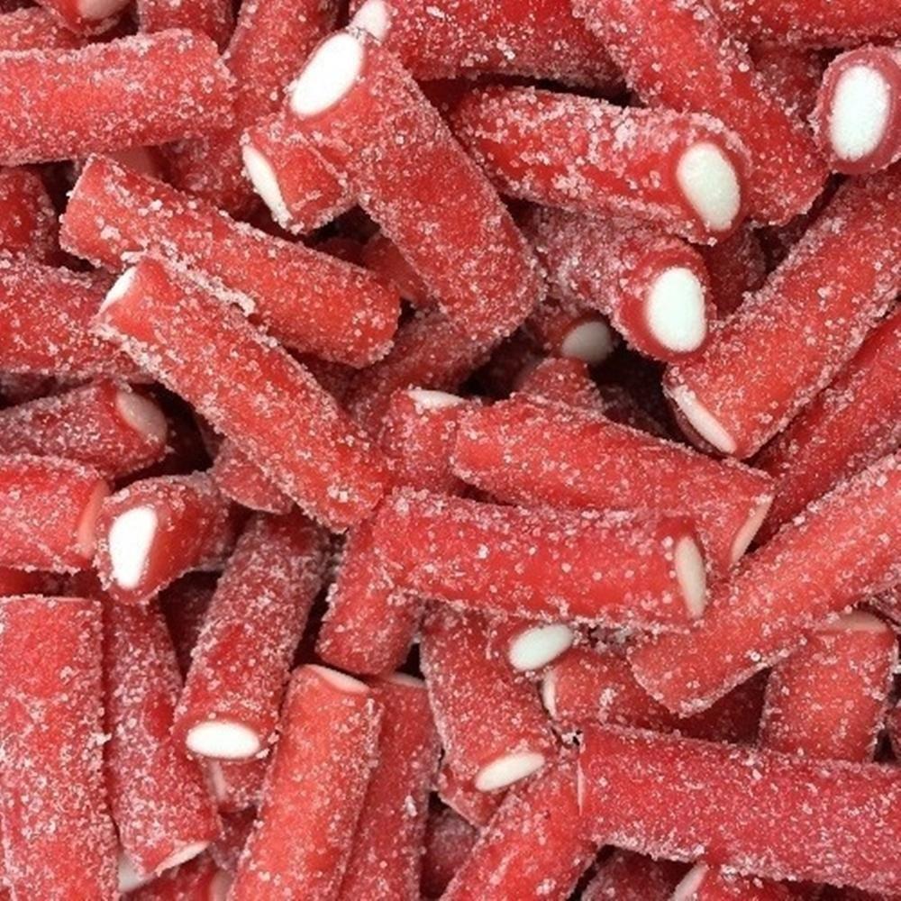 Sweetzone Fizzy Strawberry Pencils 1kg - Candy Mail UK