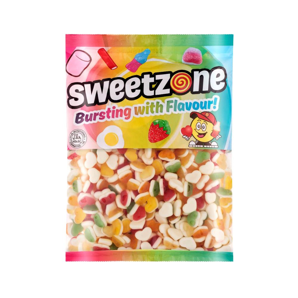 Sweetzone Fruity Hearts 1kg - Candy Mail UK