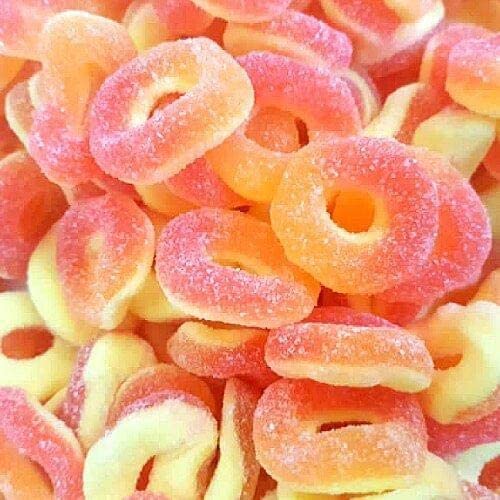 Sweetzone Sour Peach Rings 1kg - Candy Mail UK