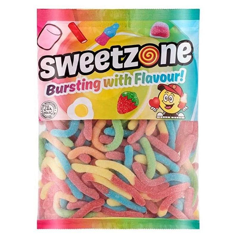 Sweetzone Sour Worms 1kg - Candy Mail UK