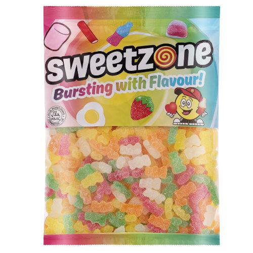 Sweetzone Vegan Fizzy Bears 1kg (BB 02/01/22) - Candy Mail UK