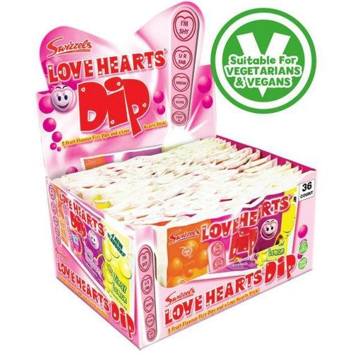 Swizzels Love Hearts Dip (Bundle of 3) - Candy Mail UK