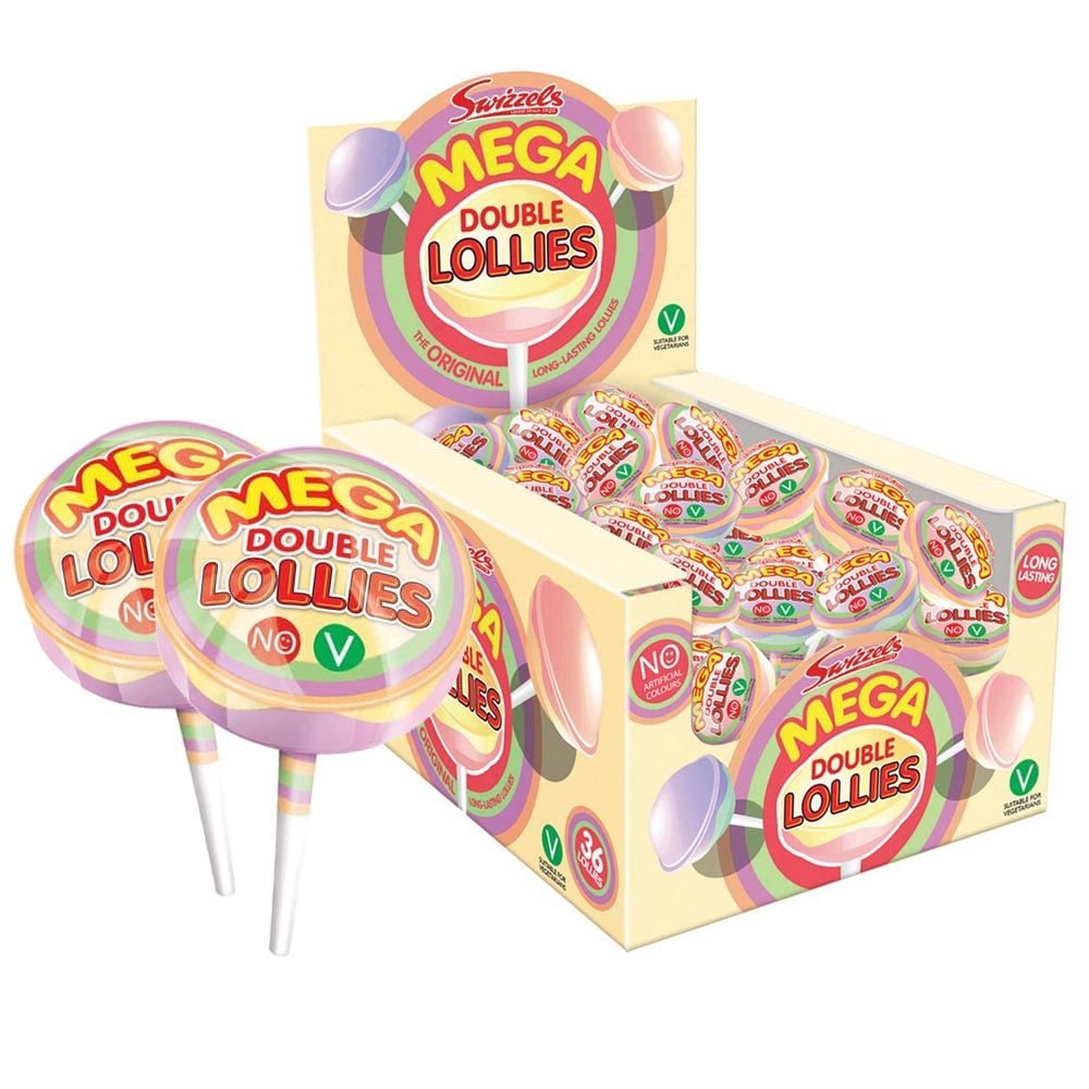 Swizzels Mega Double Double Lollies 32g - Candy Mail UK