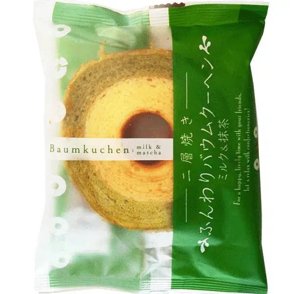 Taiyo Bamkuchen Mini Matcha Milk Cake 65g - Candy Mail UK