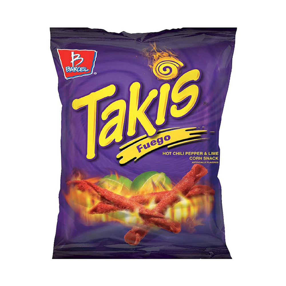 Takis Fuego Rolled Tortilla Corn Chips 180g - Candy Mail UK