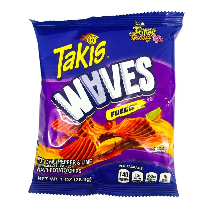 Takis Fuego Waves (Mexico) 28g - Candy Mail UK