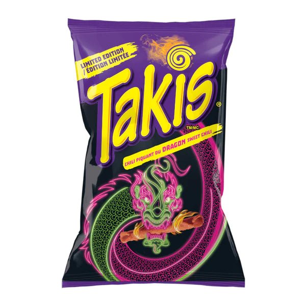 Takis Intense Dragon Sweet Chili (Canada) 280g - Candy Mail UK