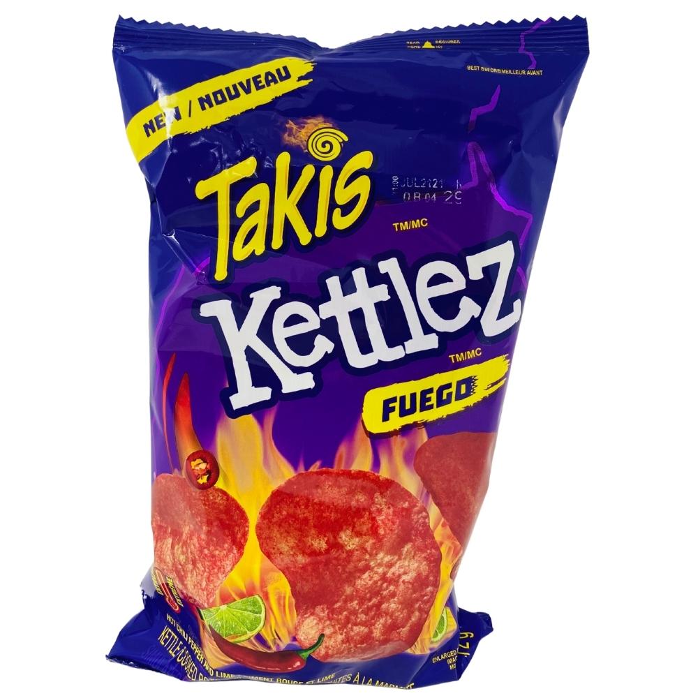 TAKIS Kettlez Fuego 72g Best Before July 21st - Candy Mail UK