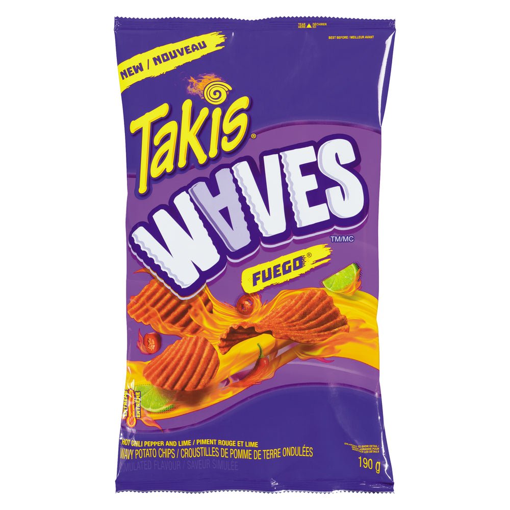 Takis Waves Fuego (Canada) 190g - Candy Mail UK