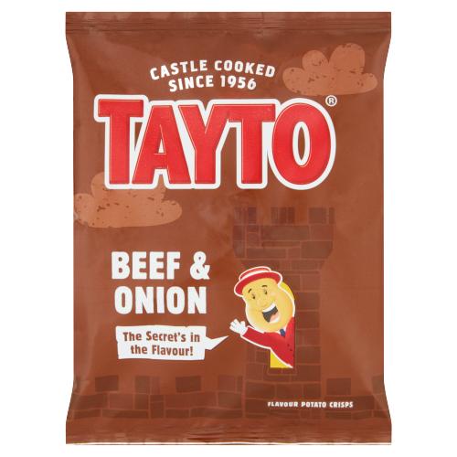 Tayto Beef and Onion 32.5g Best Before 19th Feb 2022 - Candy Mail UK