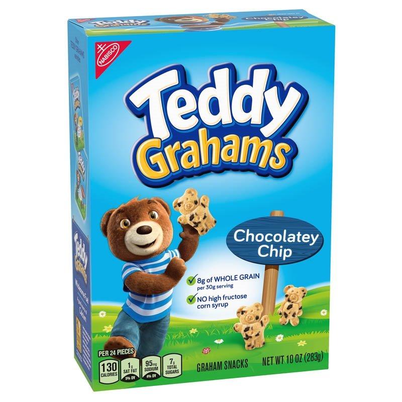 Teddy Grahams Chocolatey Chip 283g ( Slight Damage to Packaging) - Candy Mail UK
