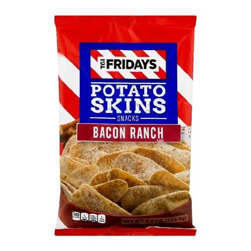 TGI Fridays Bacon Ranch Potato Skins 113g - Candy Mail UK