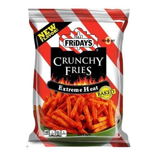 TGI Fridays Extreme Heat Crunchy Fries 127g - Candy Mail UK
