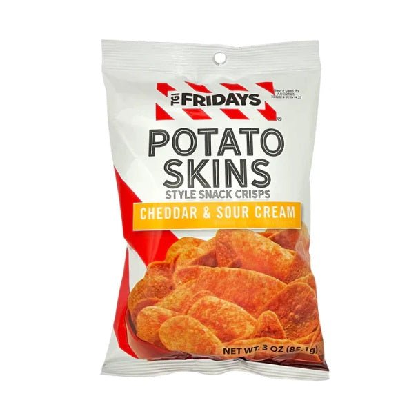 TGI Fridays Potato Skins Cheddar and Sour Cream 85g - Candy Mail UK