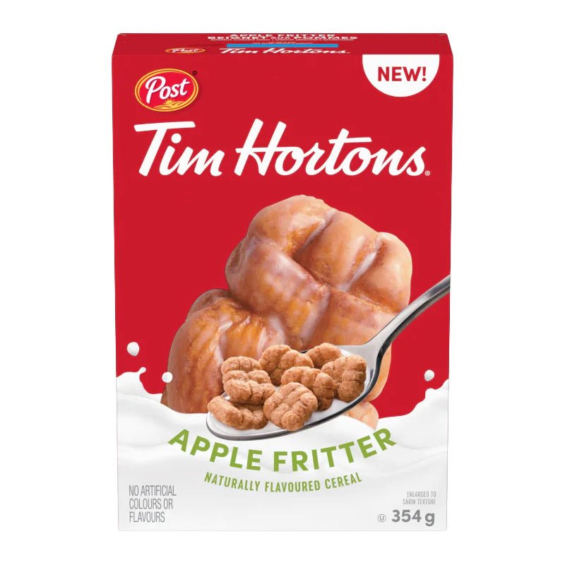 
                  
                    Tim Horton's Apple Fritter Flavour Cereal 354g - Candy Mail UK
                  
                
