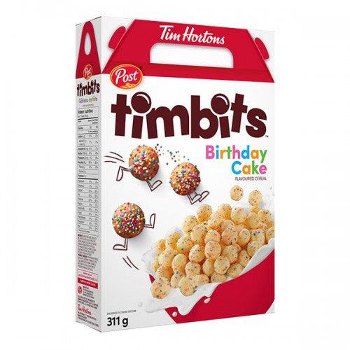 Tim Horton's Timbits Birthday Cake Cereal 311g - Candy Mail UK