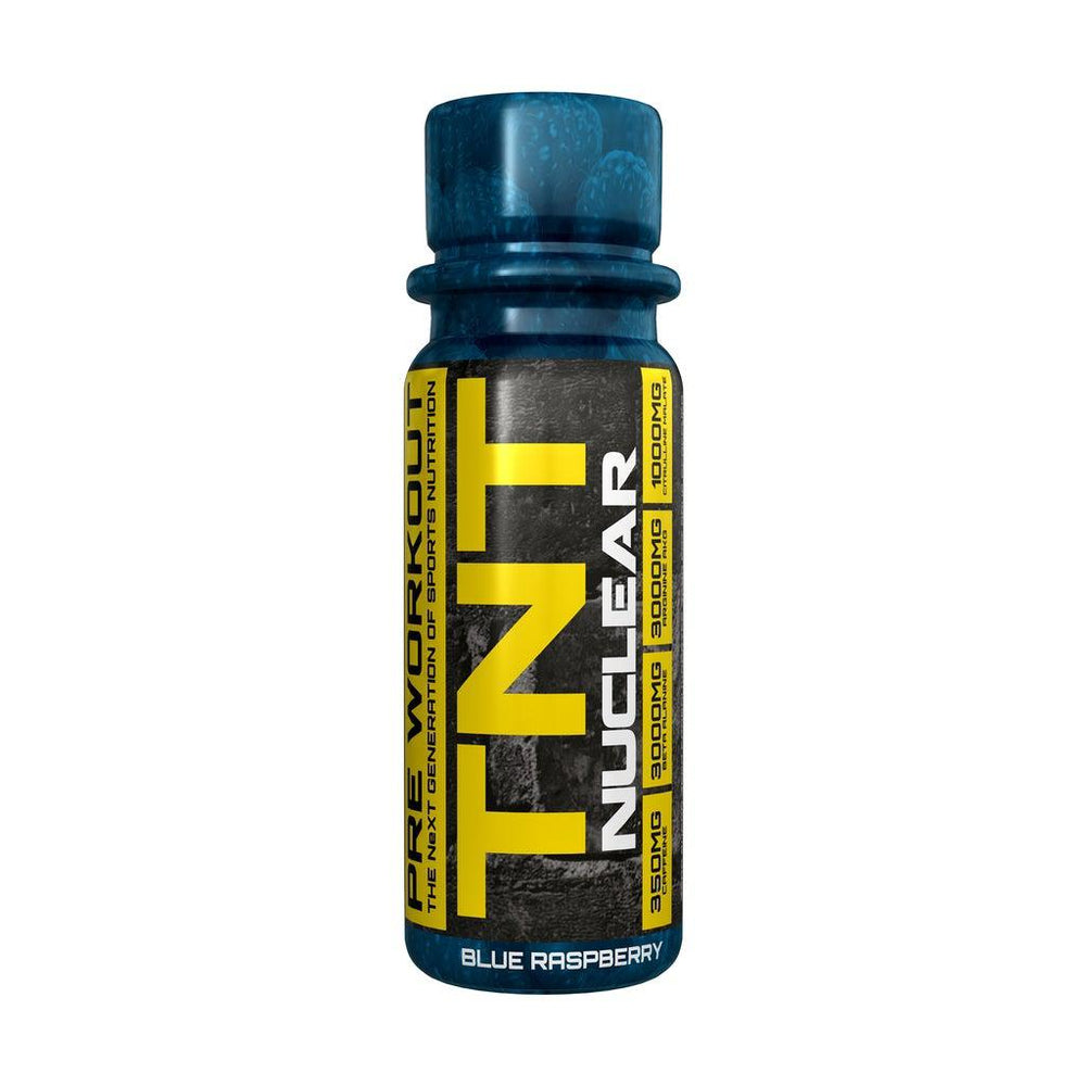 TNT Nuclear Pre-Workout Blue Raspberry 60ml - Candy Mail UK