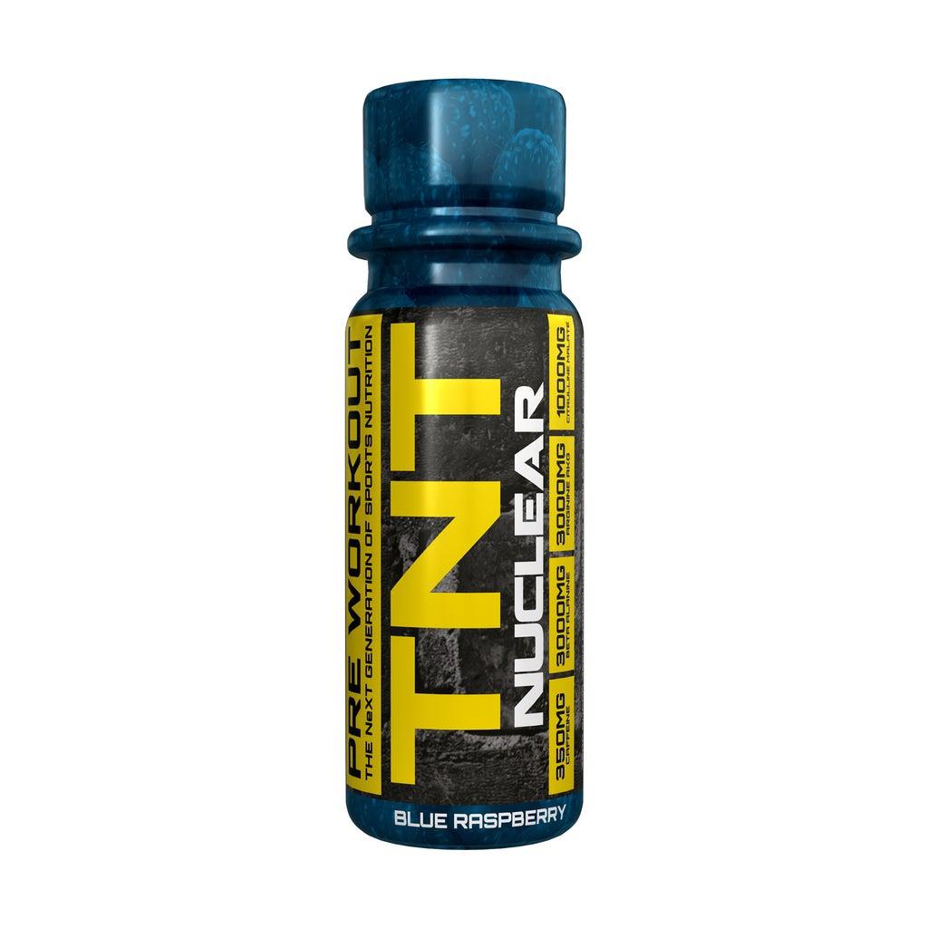 TNT Nuclear Pre-Workout Blue Raspberry 60ml - Candy Mail UK