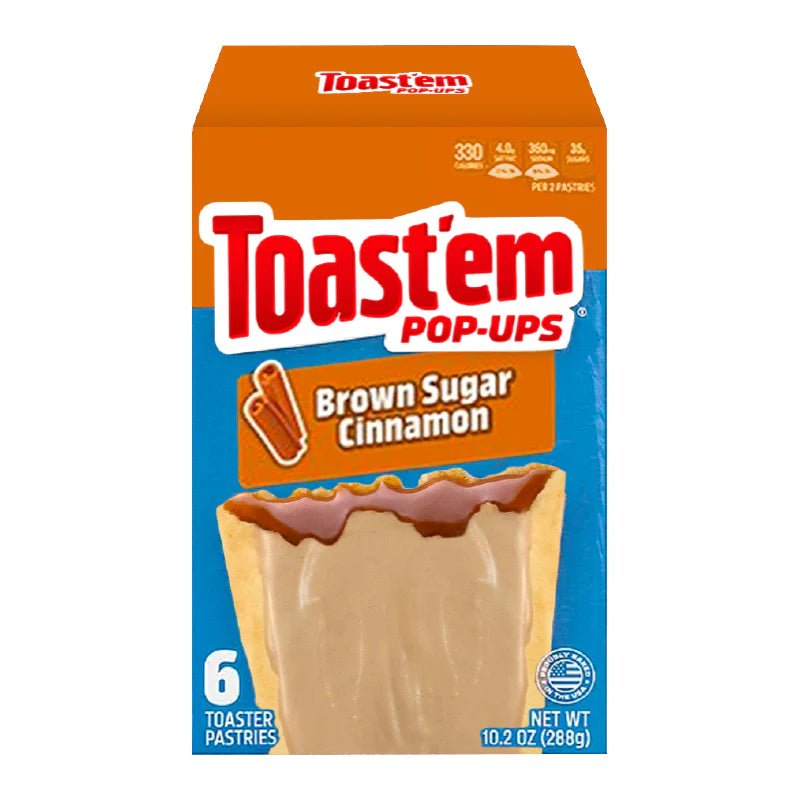 Toast'em Pop-ups Brown Sugar Cinnamon 288g - Candy Mail UK