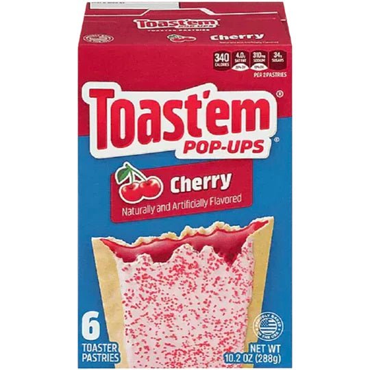 Toast'em Pop-ups Cherry 288g - Candy Mail UK