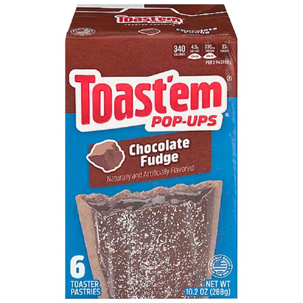 Toast'em Pop-ups Chocolate Fudge 288g - Candy Mail UK