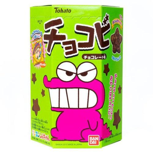 Tohato Chocobi Star Shaped Chocolate Snacks with Sticker 25g - Candy Mail UK