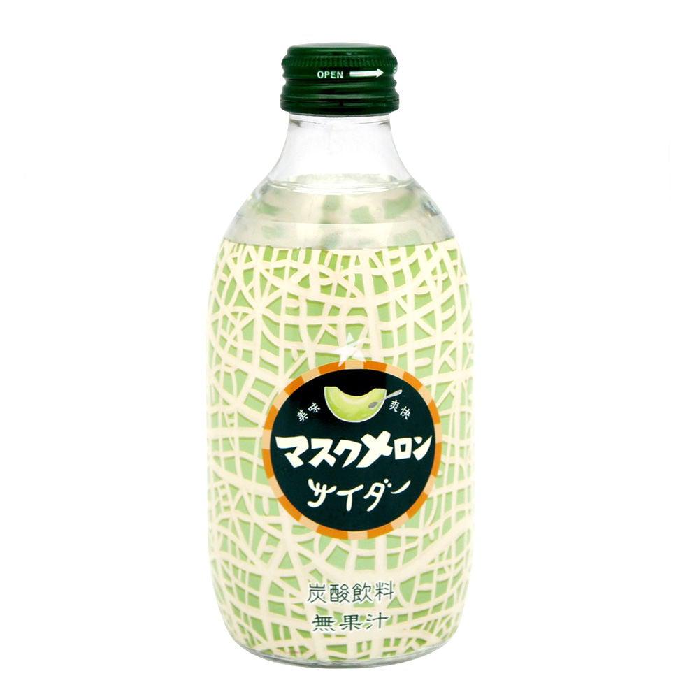 Tomomasu Honeydew Melon Flavour Soda 300ml - Candy Mail UK