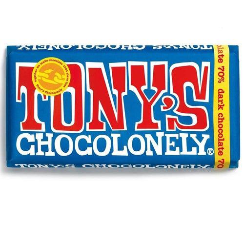 Tony's Chocolonely 70% Extra Dark Chocolate 180g - Candy Mail UK