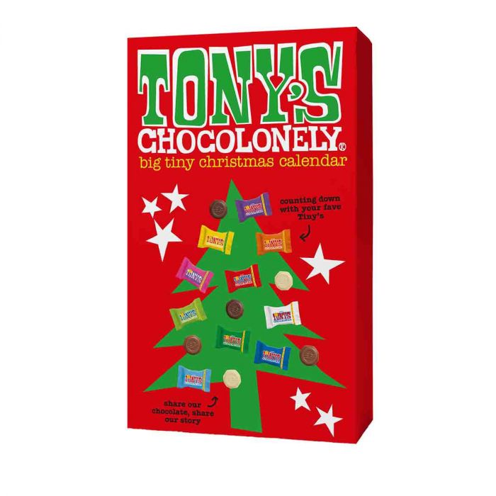 Tony's Chocolonely Christmas Calendar 225g Candy Mail UK