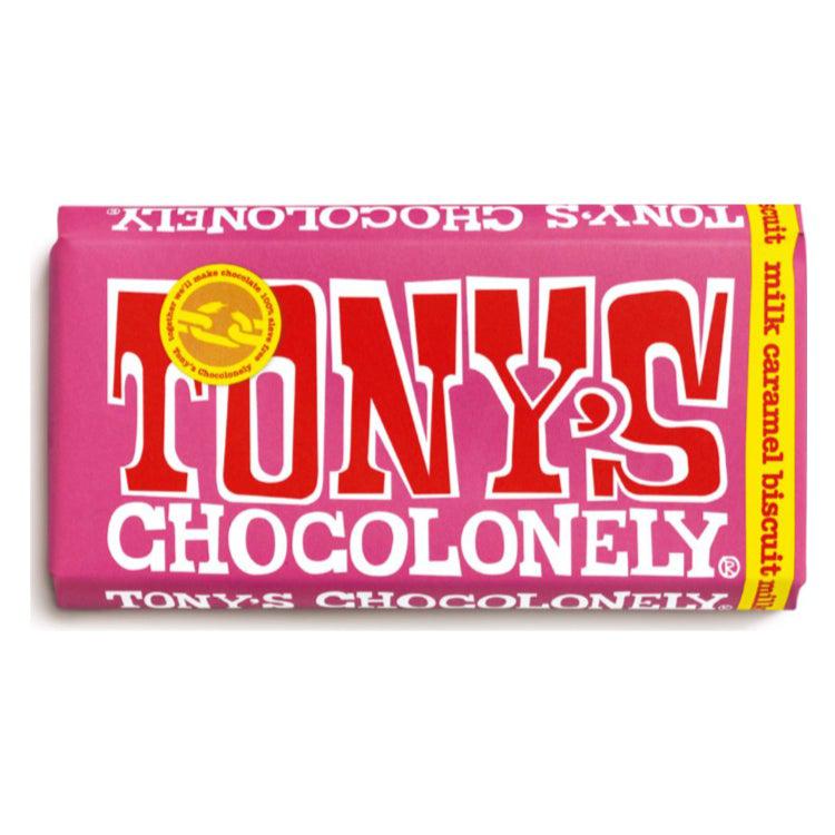 Tony's Chocolonely Milk Caramel Biscuit 180g - Candy Mail UK