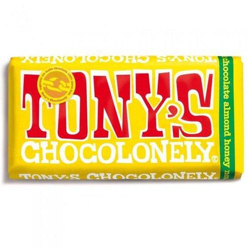 Tony's Chocolonely Milk Chocolate Almond Honey Nougat 180g - Candy Mail UK