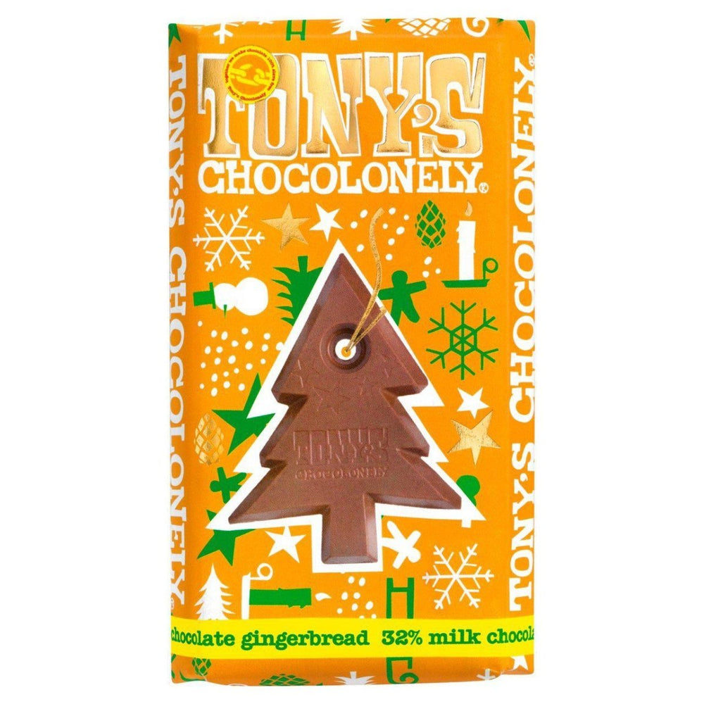 Tony's Chocolonely milk chocolate Gingerbread 180g - Candy Mail UK
