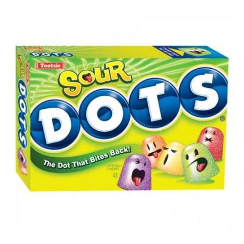 Tootsie Sour Dots Theatre Box 170g - Candy Mail UK