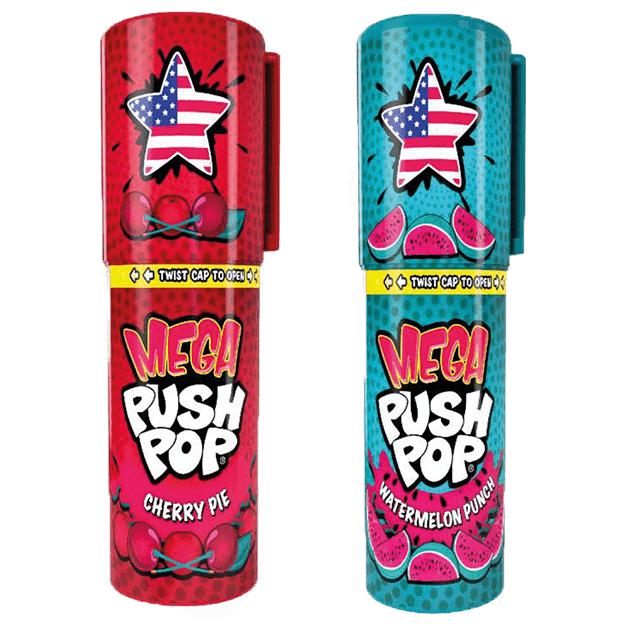 Topps Mega Push Pop 30g - Candy Mail UK