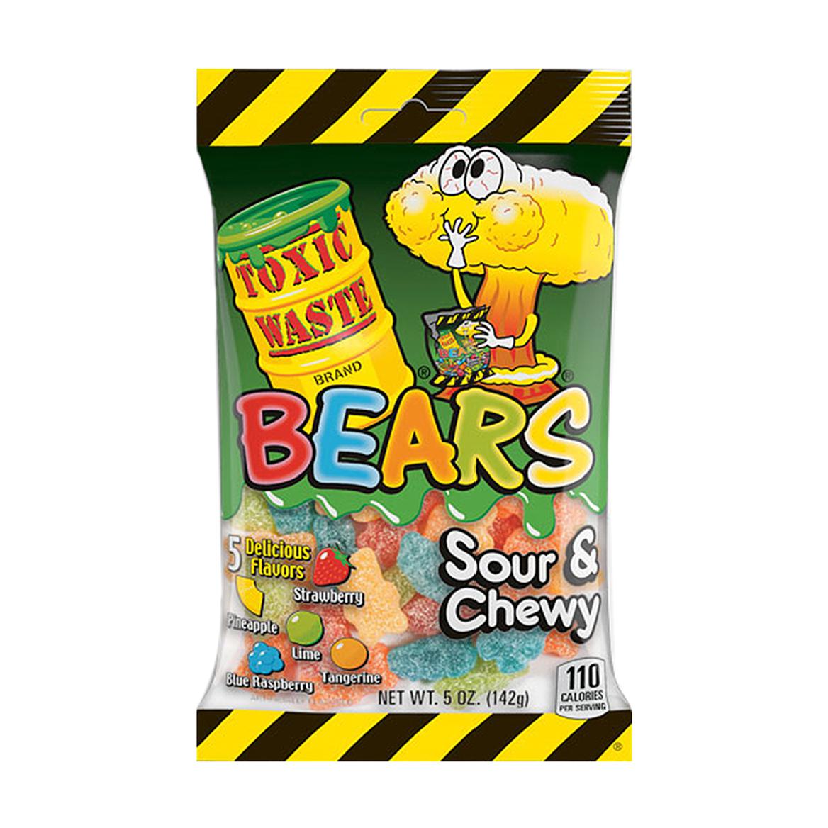 Toxic Waste Bears Sour and Chewy 142g - Candy Mail UK