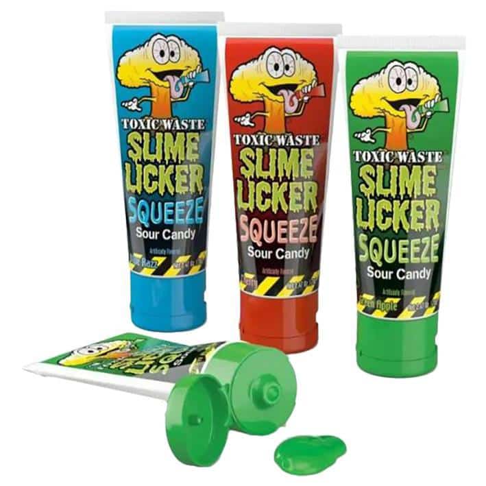 Toxic Waste Slime Licker Squeeze Sour Candy 70g - Candy Mail UK