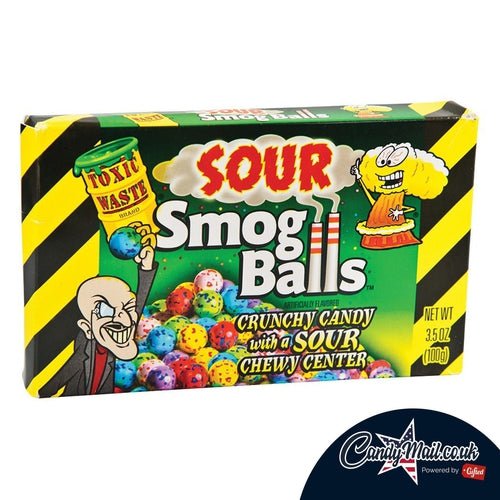 Toxic Waste Smog Balls Theatre Box 85g - Candy Mail UK