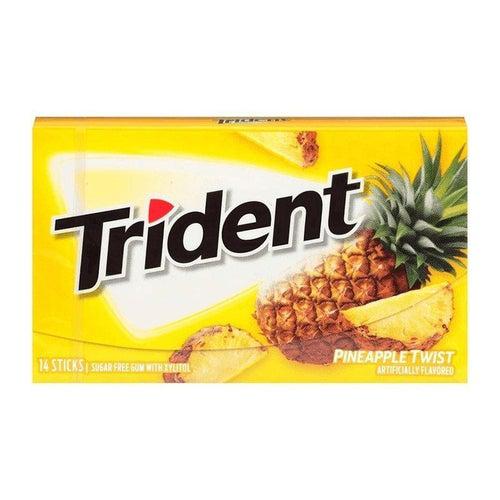 Trident Pineapple Twist Gum 31g - Candy Mail UK