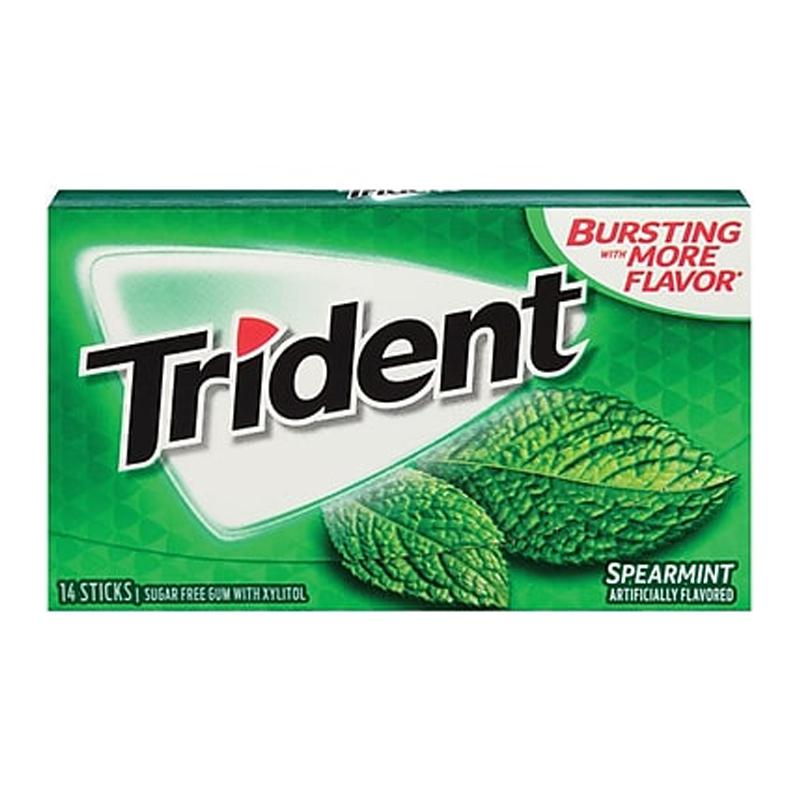 Trident Spearmint Gum 31g - Candy Mail UK