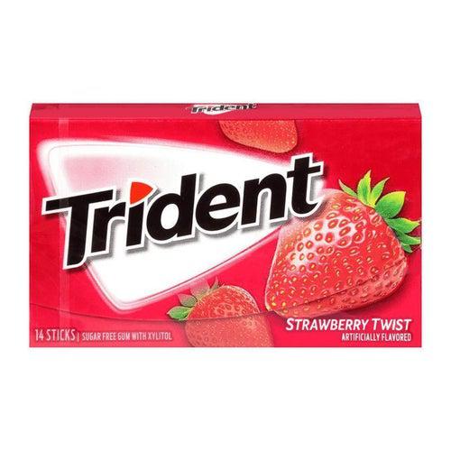 Trident Strawberry Gum 31g - Candy Mail UK