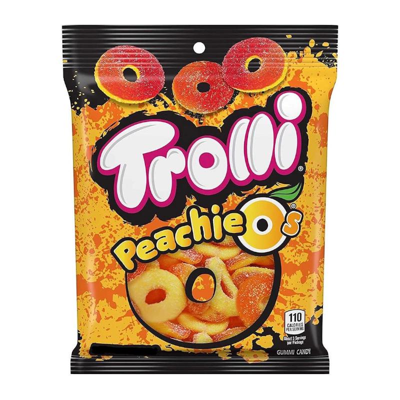 Trolli Peachie O's 120g - Candy Mail UK