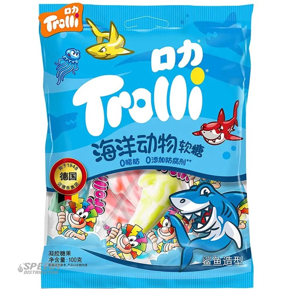 Trolli Shark Candy Bag (China) 100g - Candy Mail UK