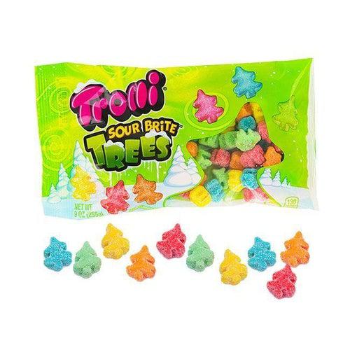 Trolli Sour Brite Gummy Christmas Trees 255g - Candy Mail UK