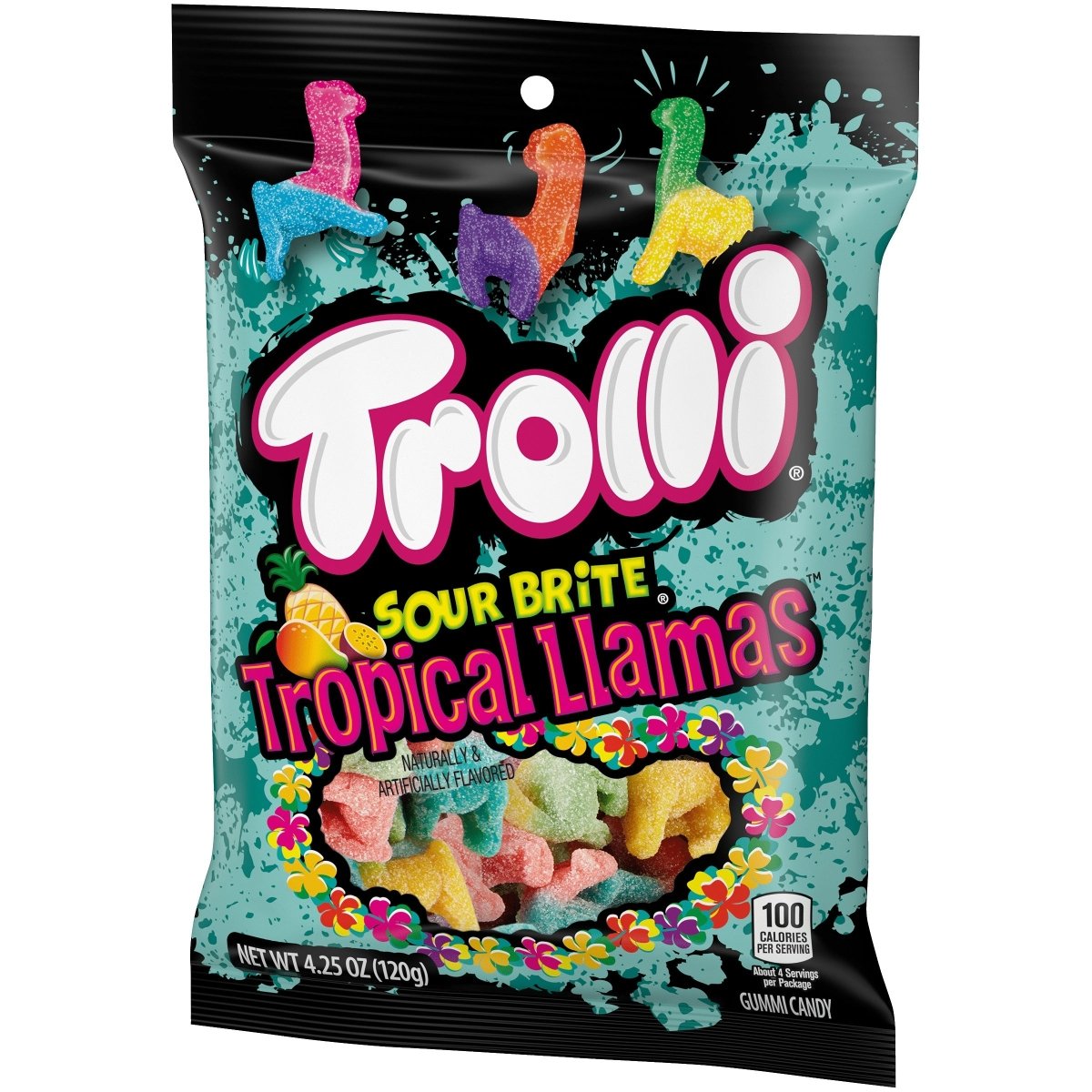 Trolli Sourbrite Llamas Tropical 120g - Candy Mail UK