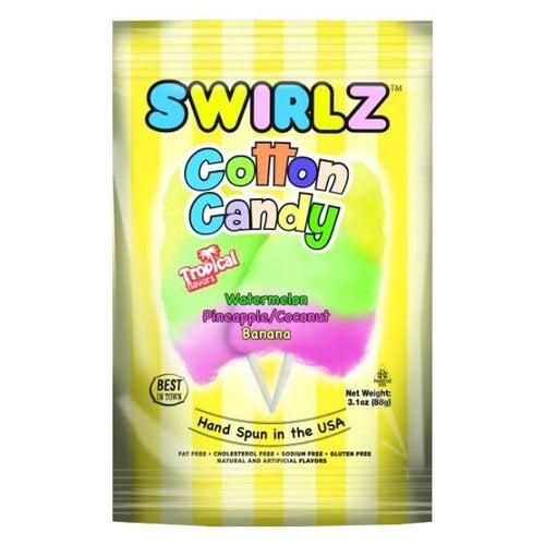 Tropical Punch Cotton Candy Swirlz 88g - Candy Mail UK
