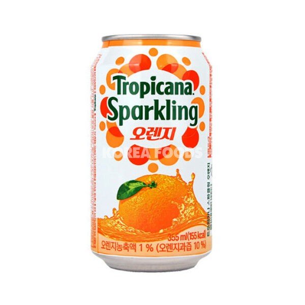 Tropicana Sparkling Orange (Korea) 355ml - Candy Mail UK