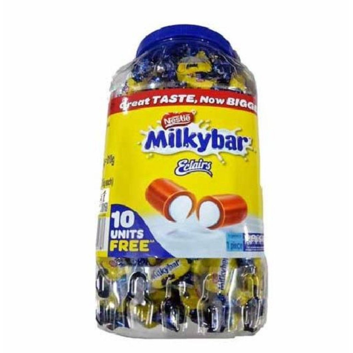 Tub of Nestle Milkybar Eclairs (India) 240 peices - Candy Mail UK